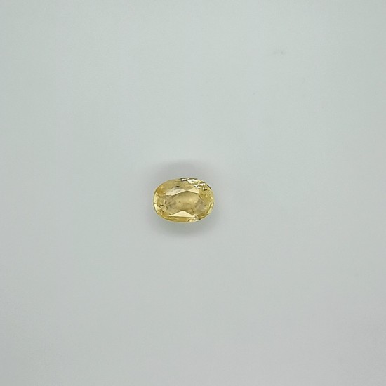 Yellow Sapphire (Pukhraj) 5.01 Ct Certified Yellow Sapphire (Pukhraj) 5.01 Ct Certified